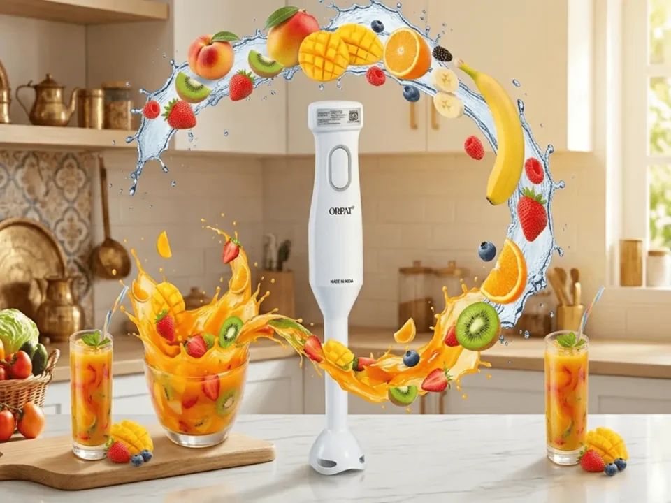 Juicer Machine – White Hand Blender by JS-Sellers